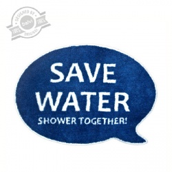 Badmat Save water Shower together